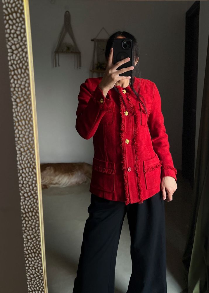 RUBY RED FORMAL TAILORED FIT BLAZER