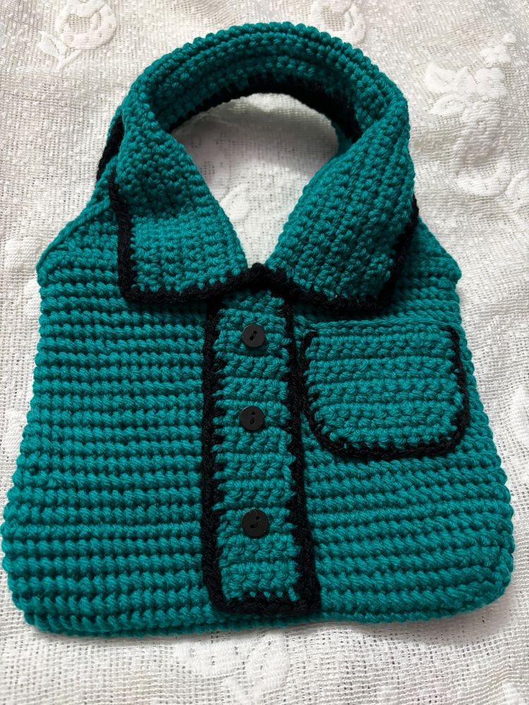 Pintresty Crochet Shirt Bag