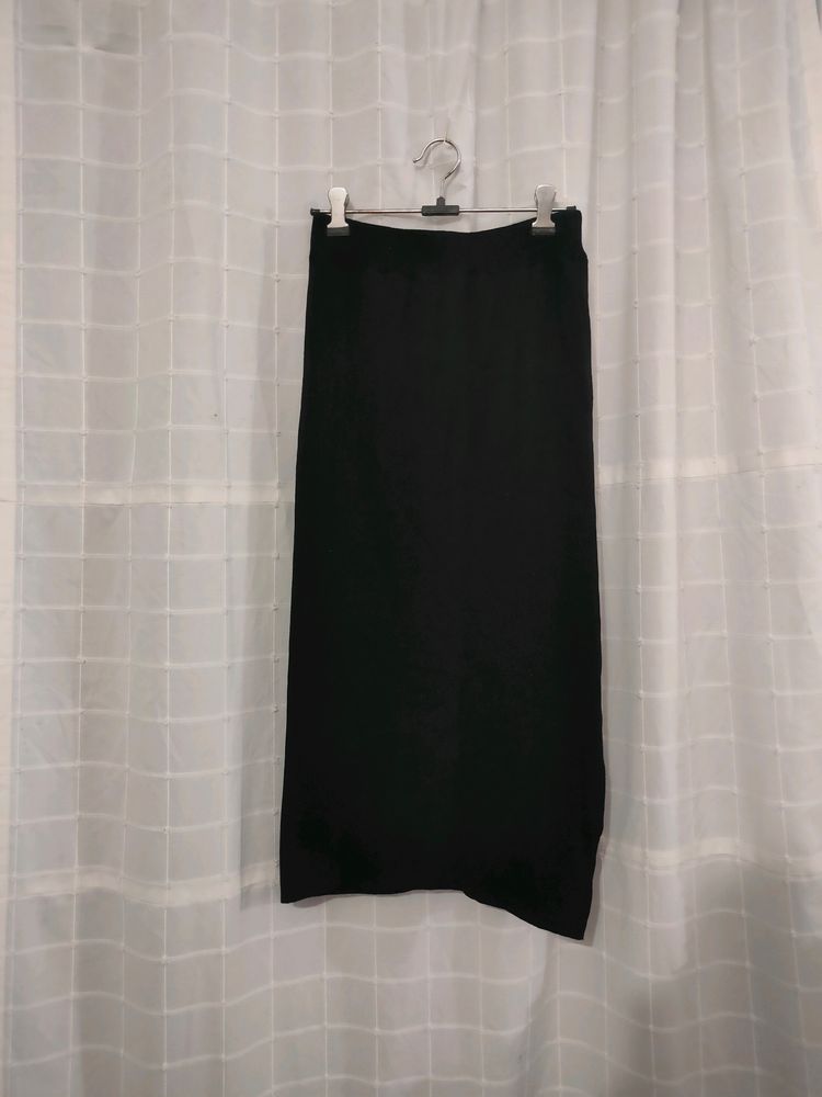 Pencil Skirt With Slit Cut