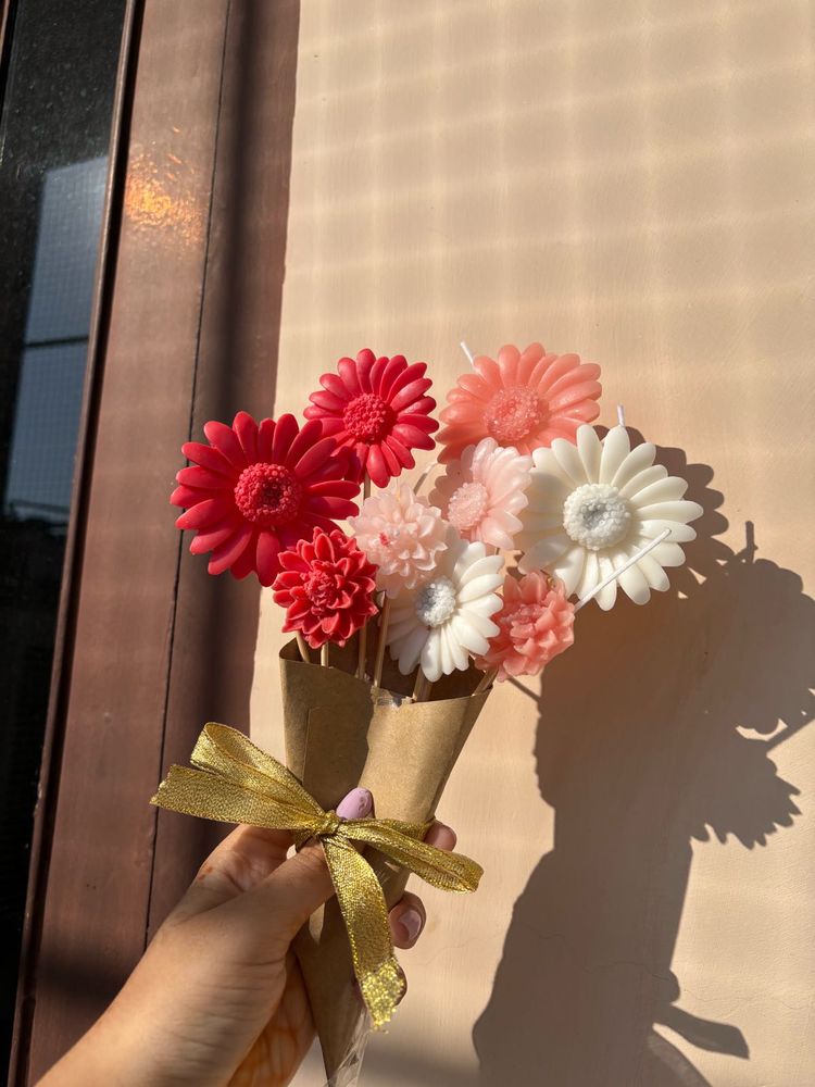 Flower Candle Bouquet