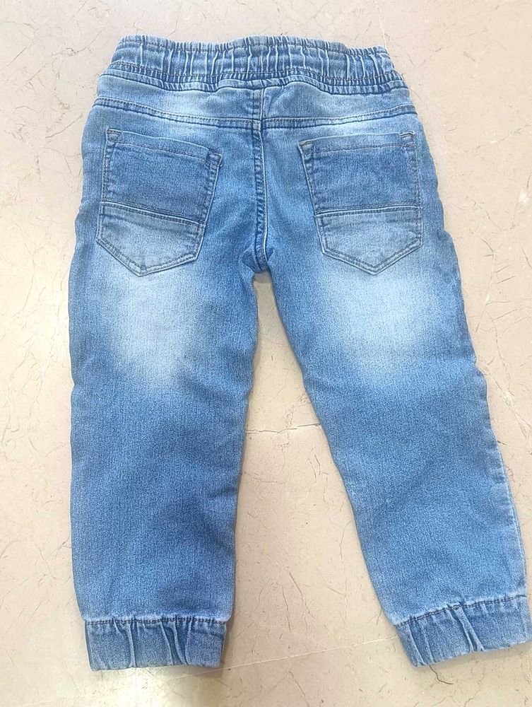 Kids' Denim Joggers