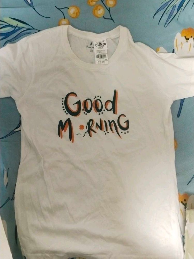 White Graphic Tee