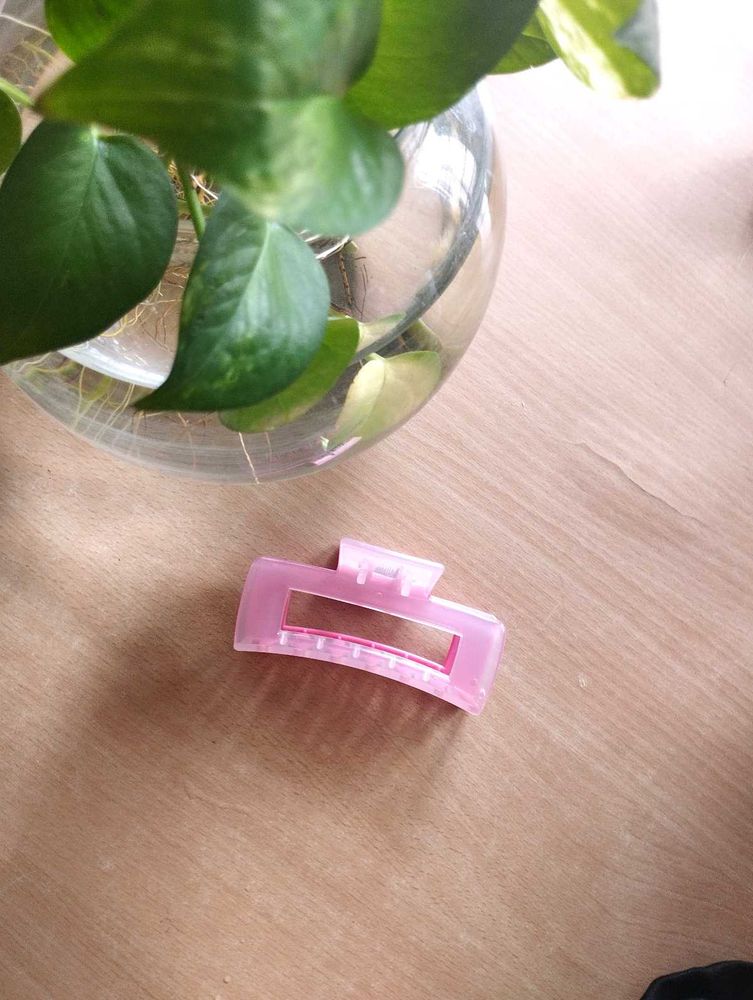 Pink Hair Claw Clip