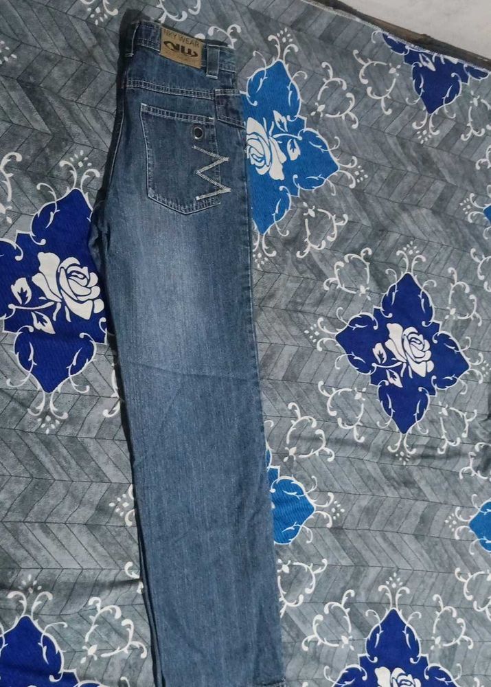 Straight Fit Denim Jeans