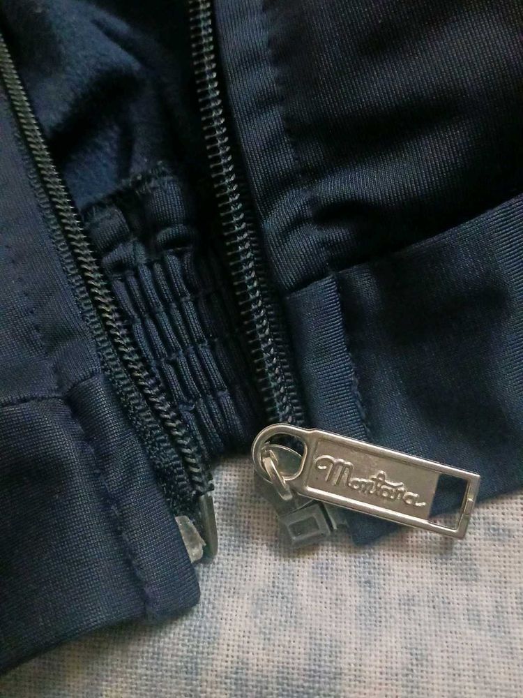 Winter Navy Blue Track Suit Set