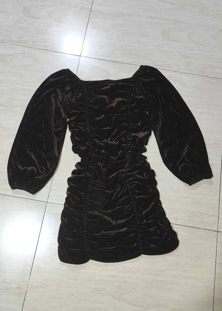 Velvet Midi Dress