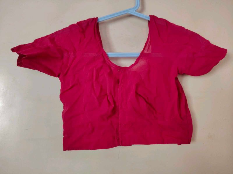 Rani Pink Saree Blouse