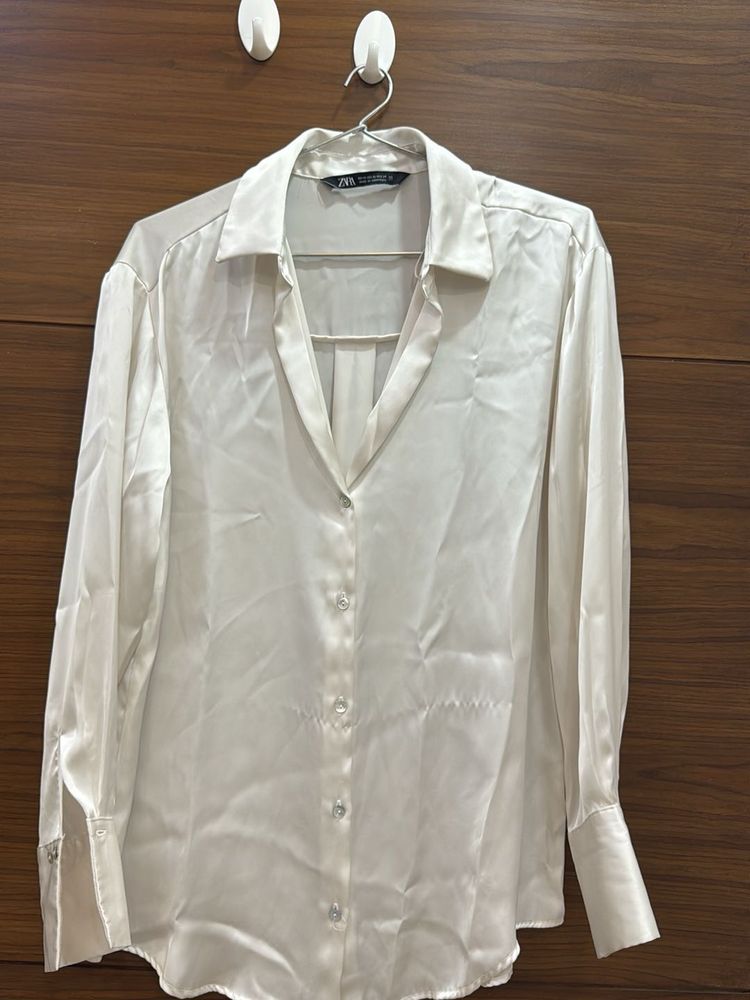 Zara White Shirt