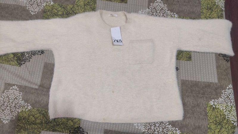 Zara Fuzzy Knit Sweater