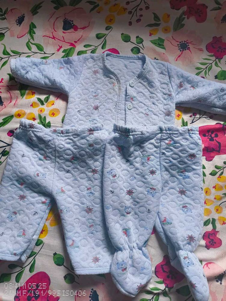 Baby Blue Outfit Set