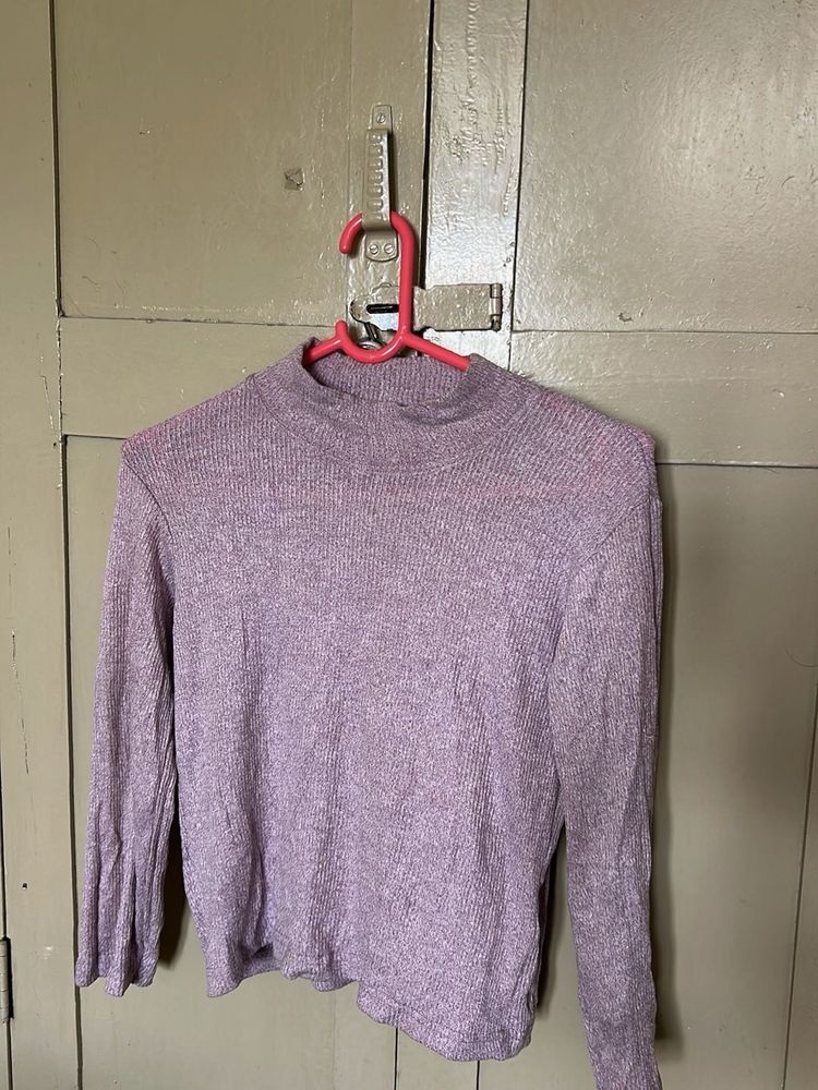 Mauve Knit Top
