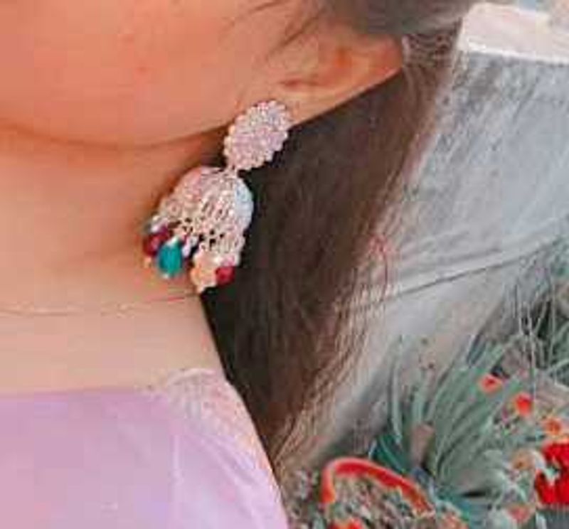 Statement Jhumka Earrings