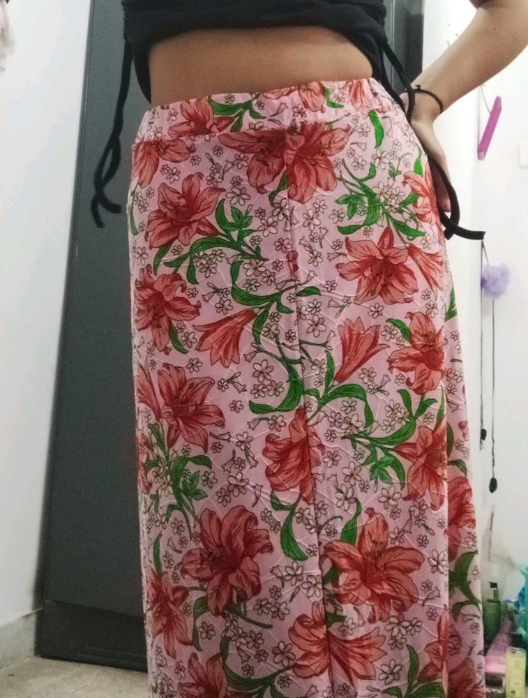 Floral Print Pants