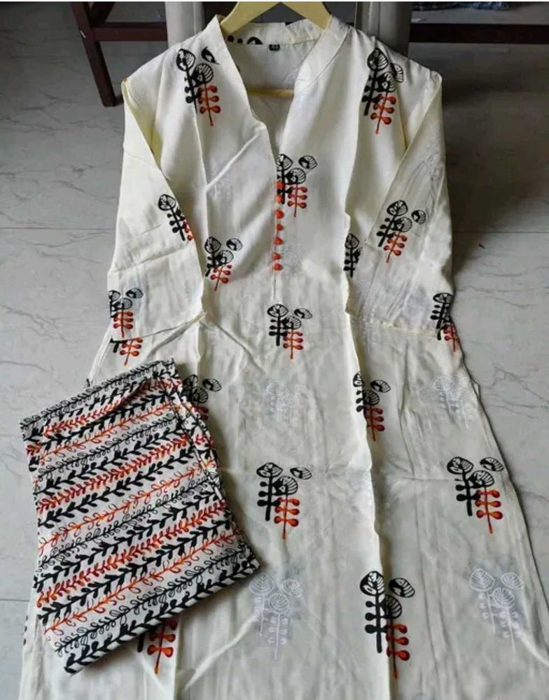 Elegant Printed Kurta Set