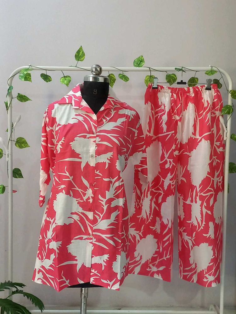 Brand New Pink Plus Size Coord Set