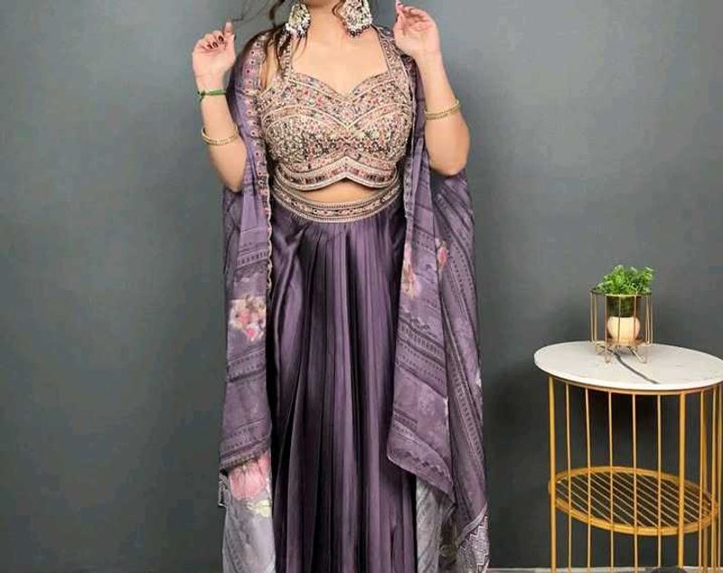 Indowestern Dress Heavy💜