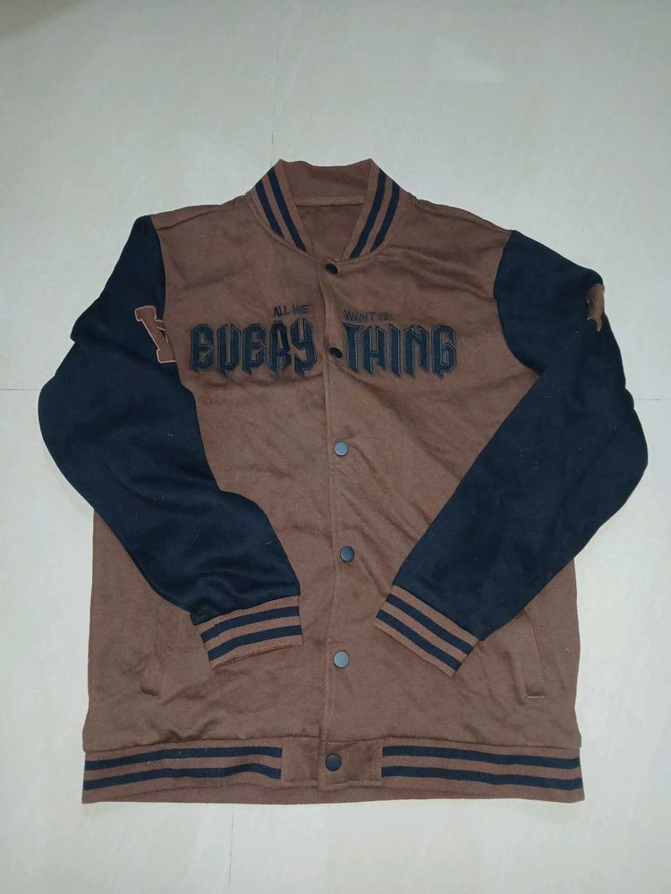 Vintage Brown Varsity Jacket