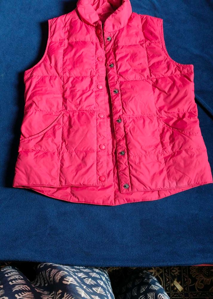 Pink Puffer Vest