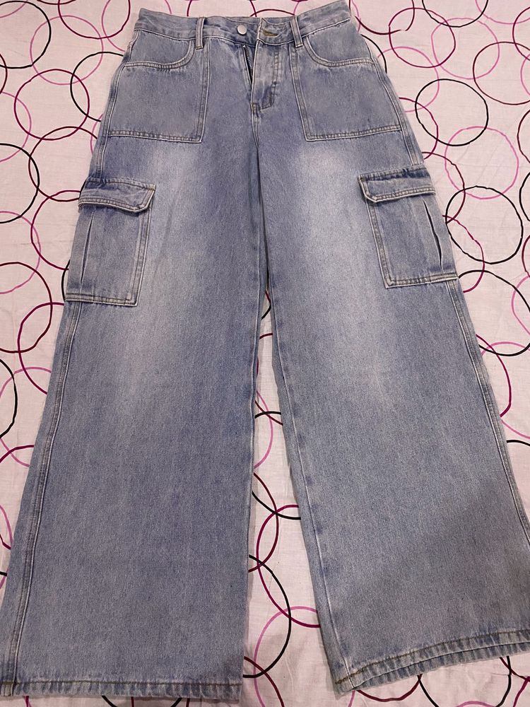 Urbanic New Cargo Denim Jeans
