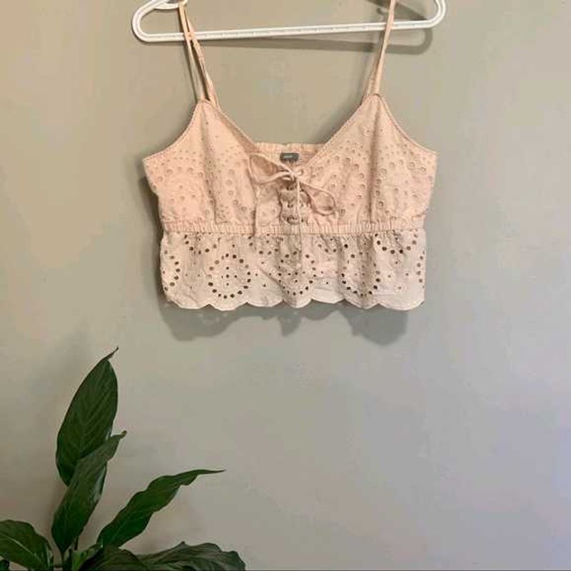 Peach Crop Top