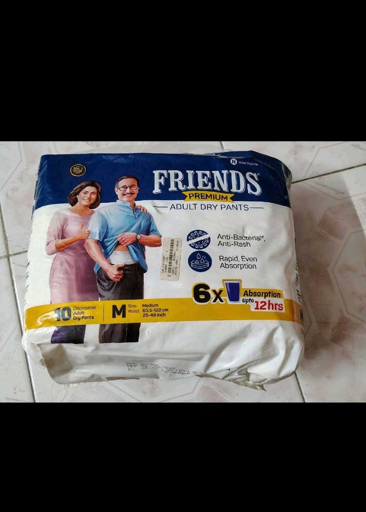 Friends Adult Diaper  Pants - Quantity 8