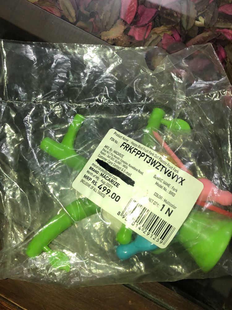 Happy Bird Fruit Fork Set