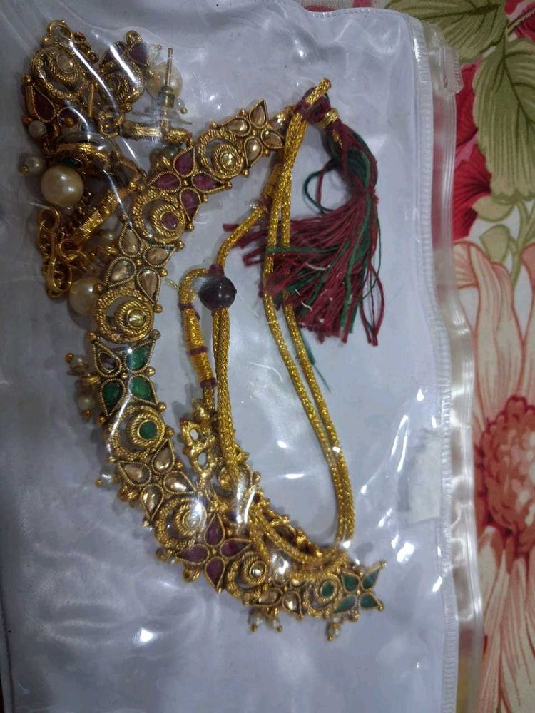 Antique Gold Necklace Set
