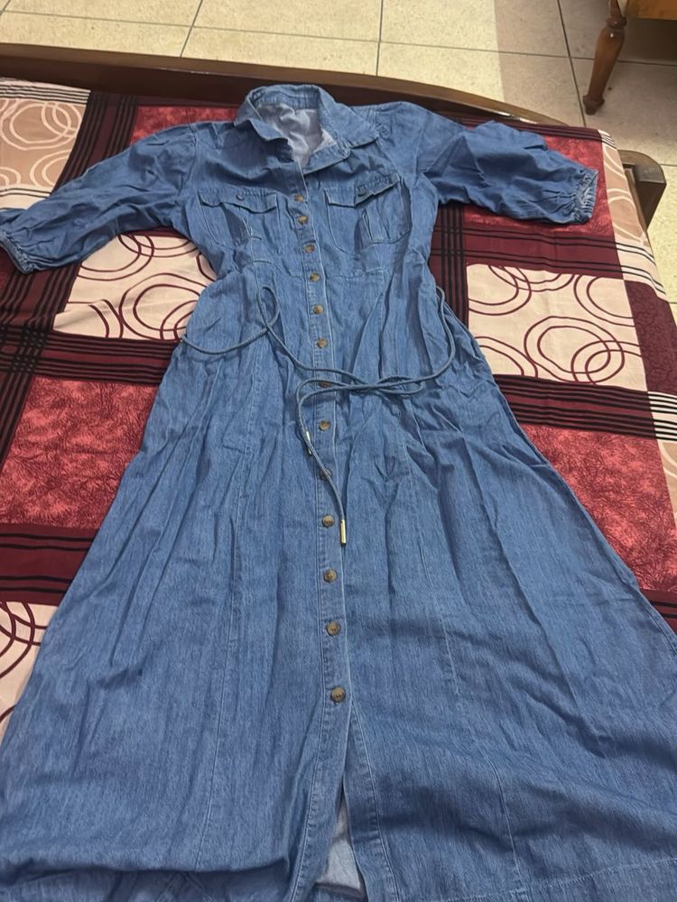 Denim Shirt Dress