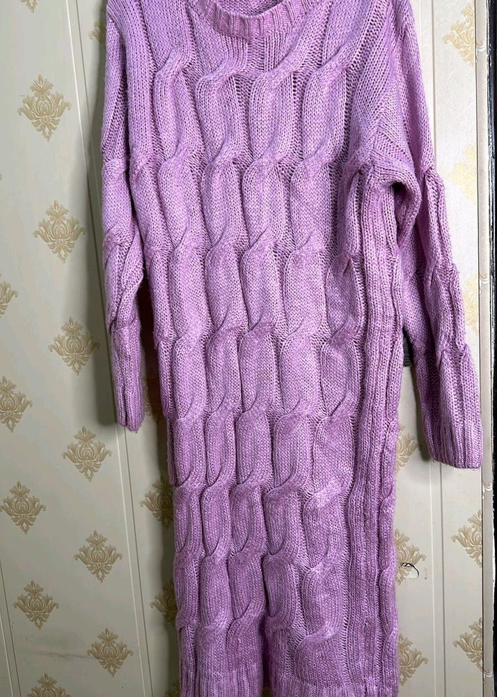 Combo  Pink Worm Dress And Green Top