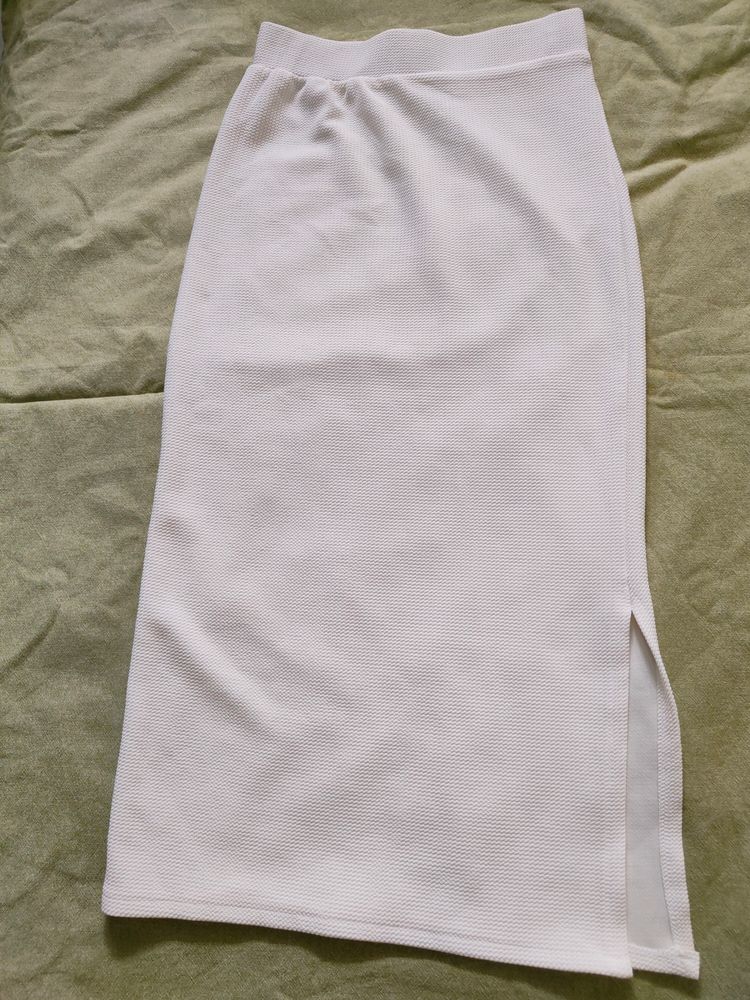 Price Dropped!White Pencil Skirt