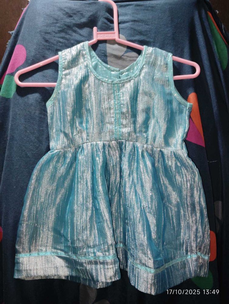 Cute Blue Party Dress