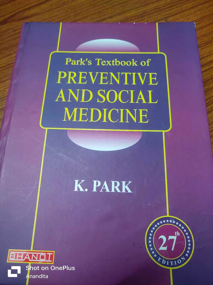 Park&#39;s Textbook of Preventive and Social Medicine