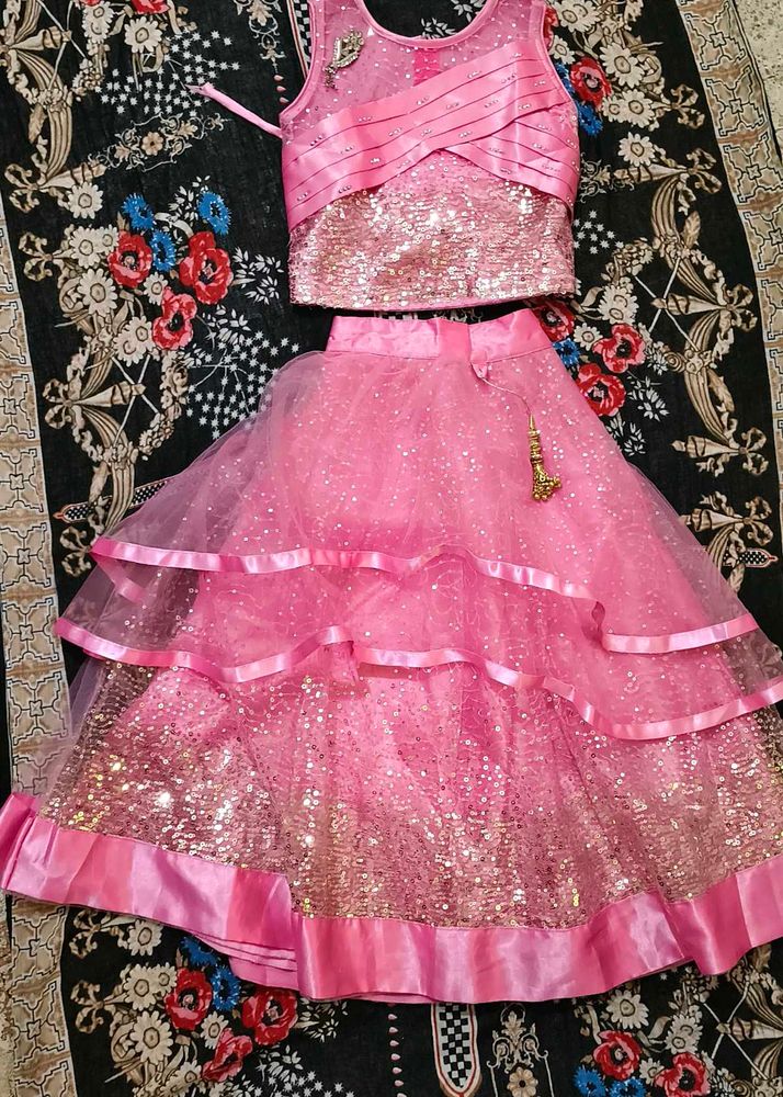 Pink Skirt Top 4_6 Years Girls
