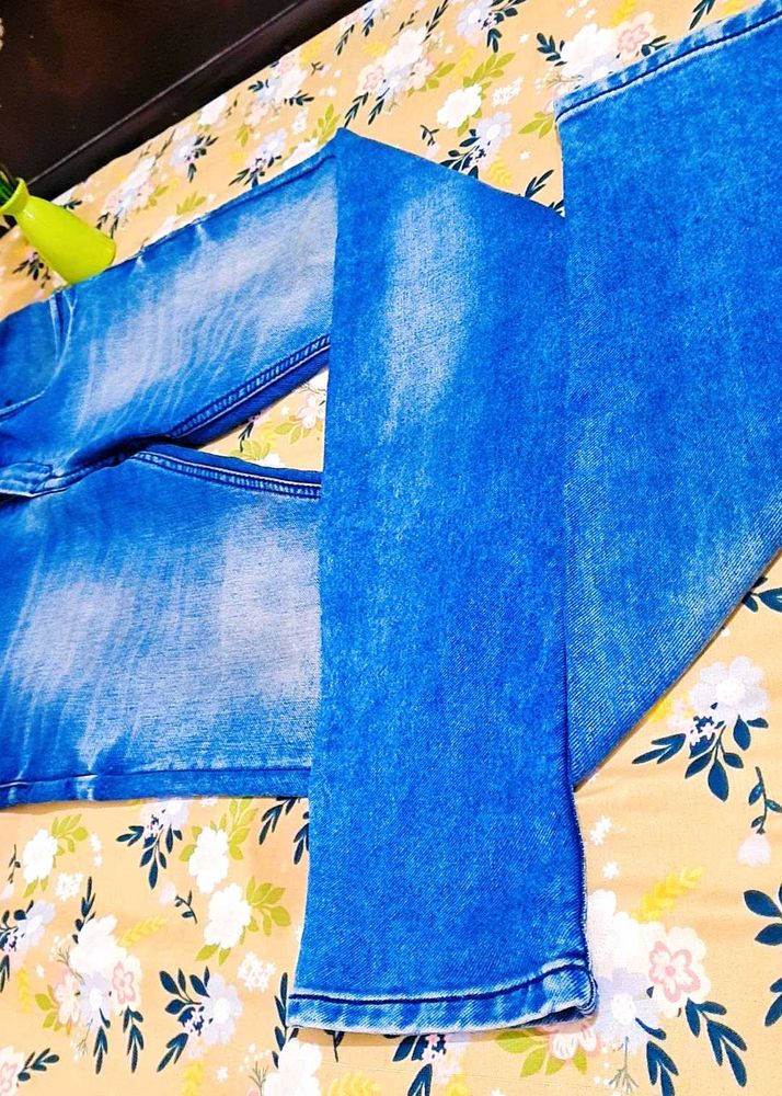 Blue Denim straight jeans