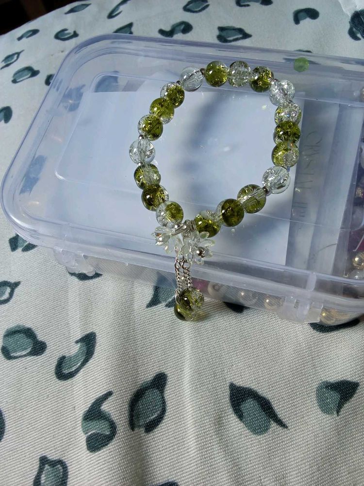 Dual Shade Green Bracelet ( New Design )