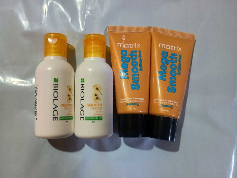 Biolage &amp; Matrix Hair Smoothing Set