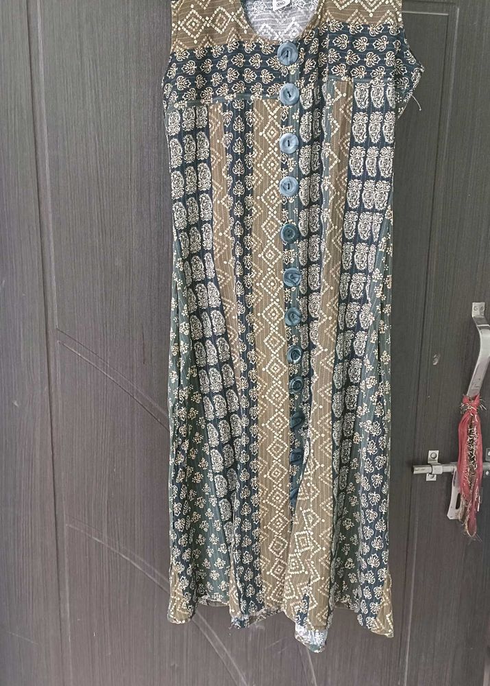 Patterned A-line Kurti