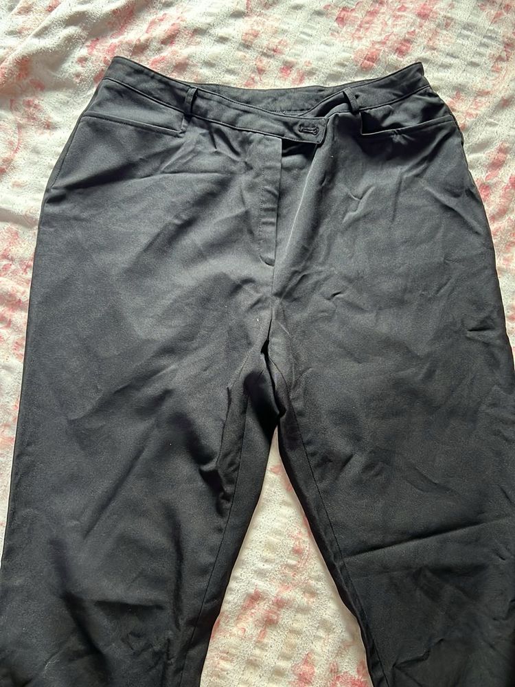 Black Straight Leg Pants