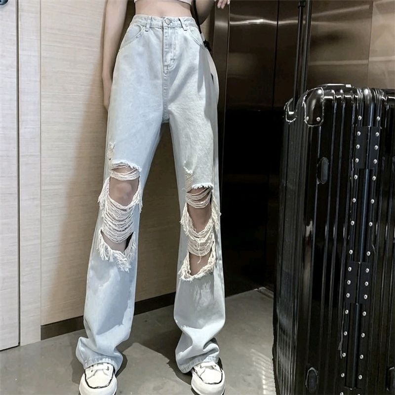 ❗️LOWEST PRICE❗️ SALE❗️Ripped Jeans- Light Blue