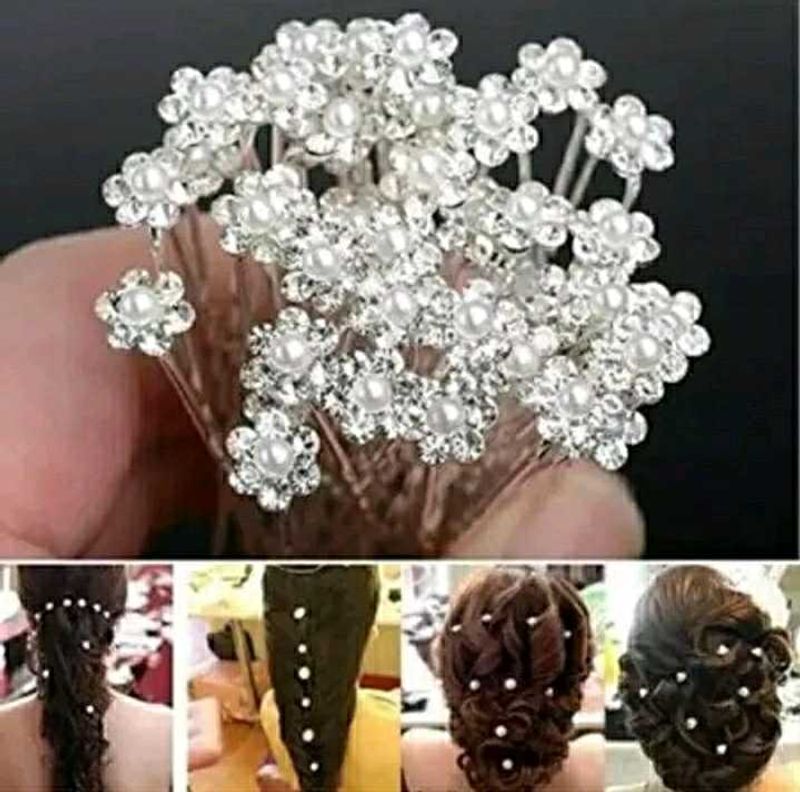 Bridal Hair Juda Pin Combo Of 12