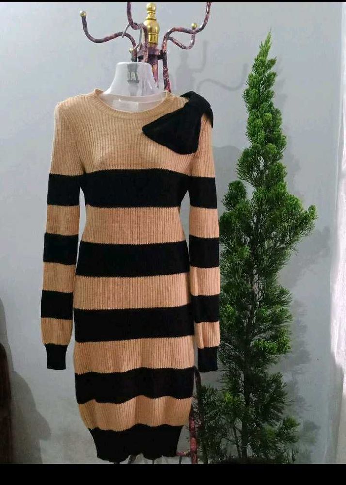 Striped Sweater Dress