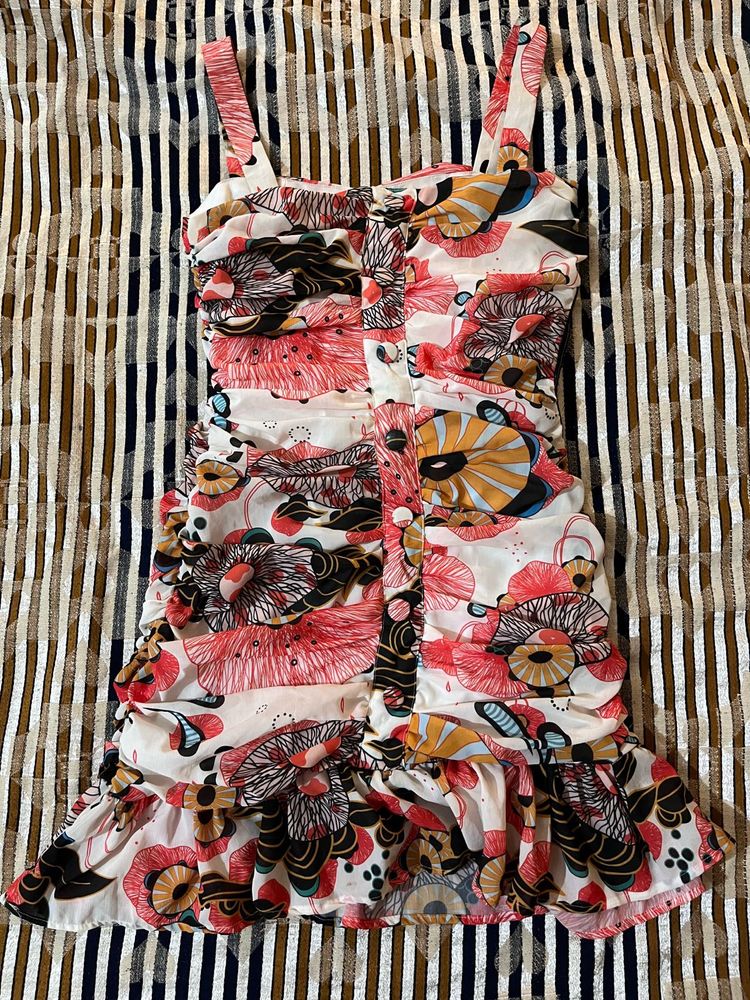 MYNTRA (S) Floral Mini Dress