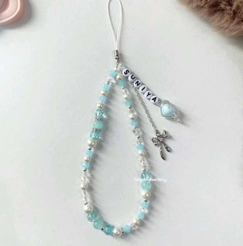 Pinteresty Beaded Phone Charm Strap
