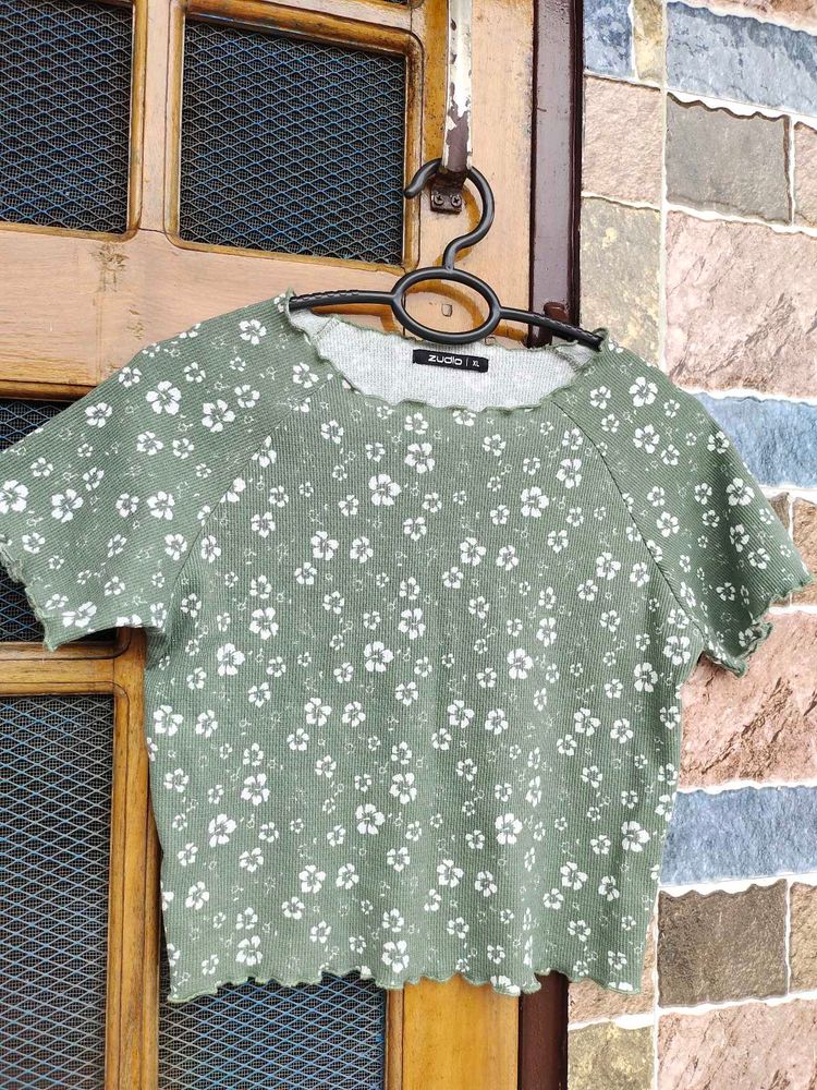 Floral Crop Top
