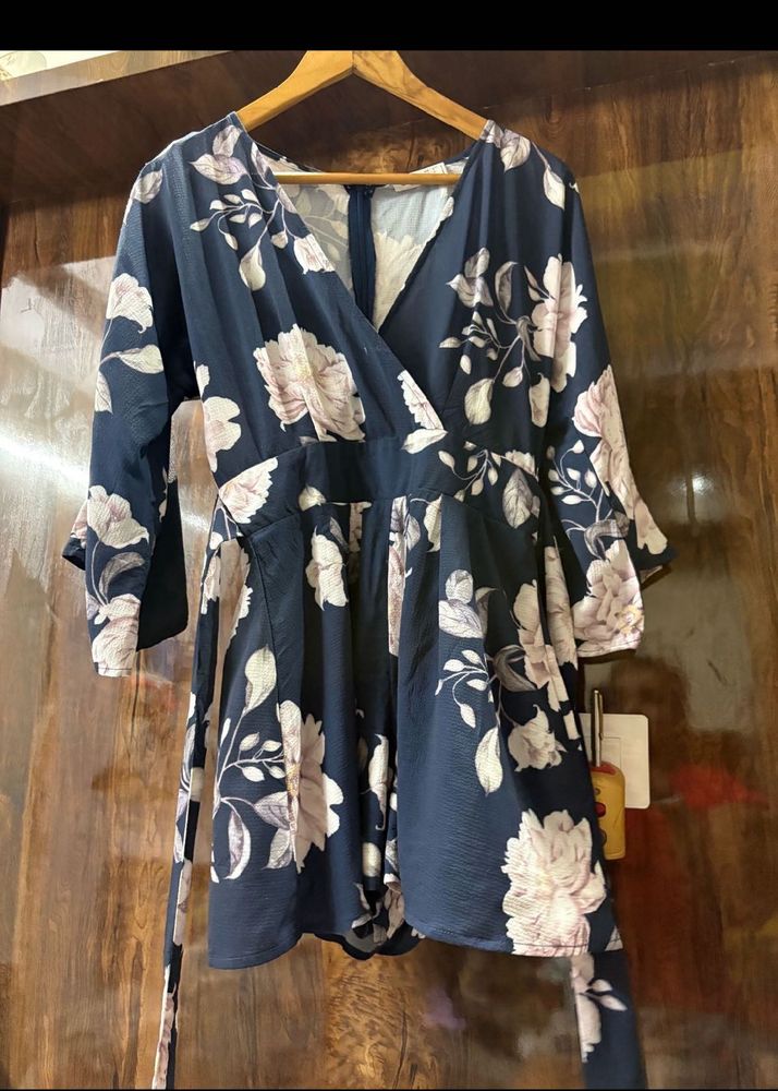 Floral Print Romper