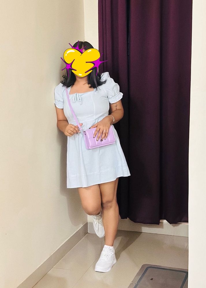 Bow-tiful Pastels Lace Mini Dress