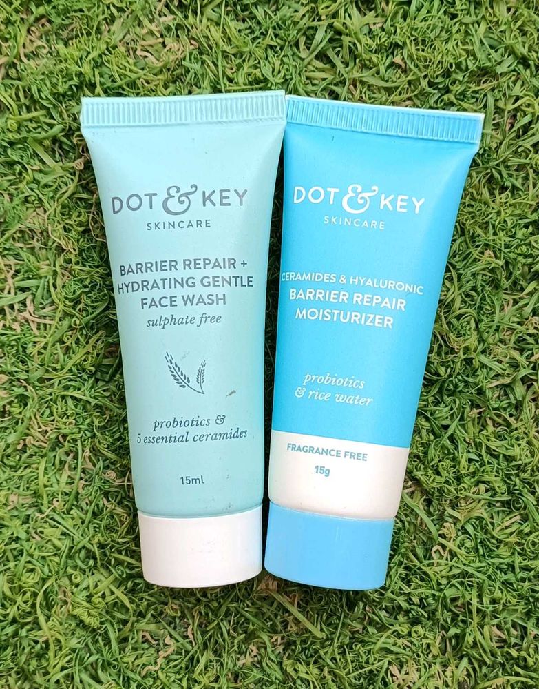 Combo Of Dot&amp;Key Barrier Repair Face Wash &amp; Cream