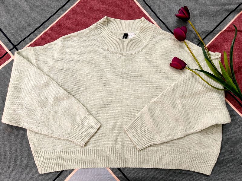 ❗1-time Offer❗Grab Fast🫰H&amp;M Oversizd Crop Sweater