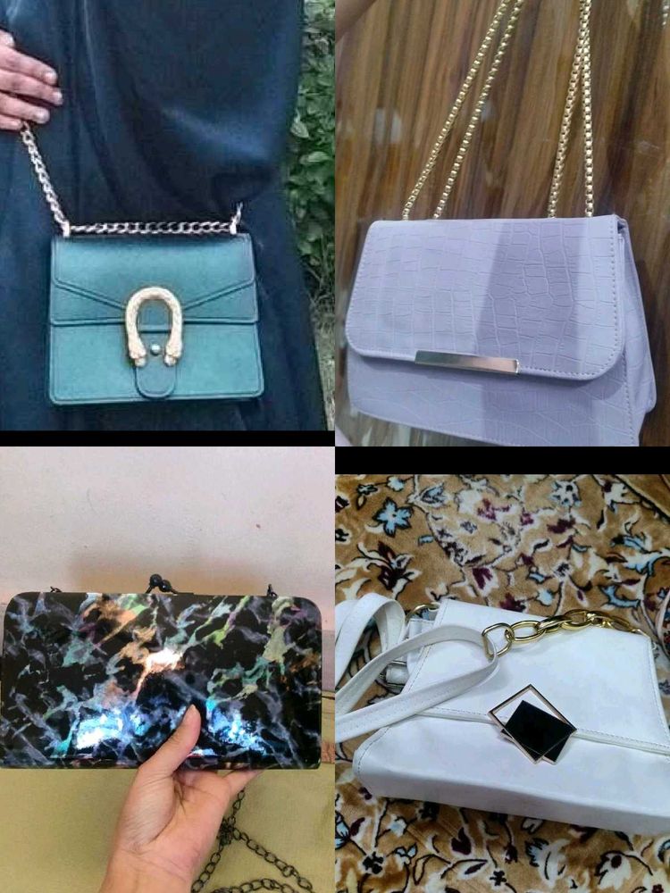 4 Bags Shoulder Bag Clutch Slingbag Handbag