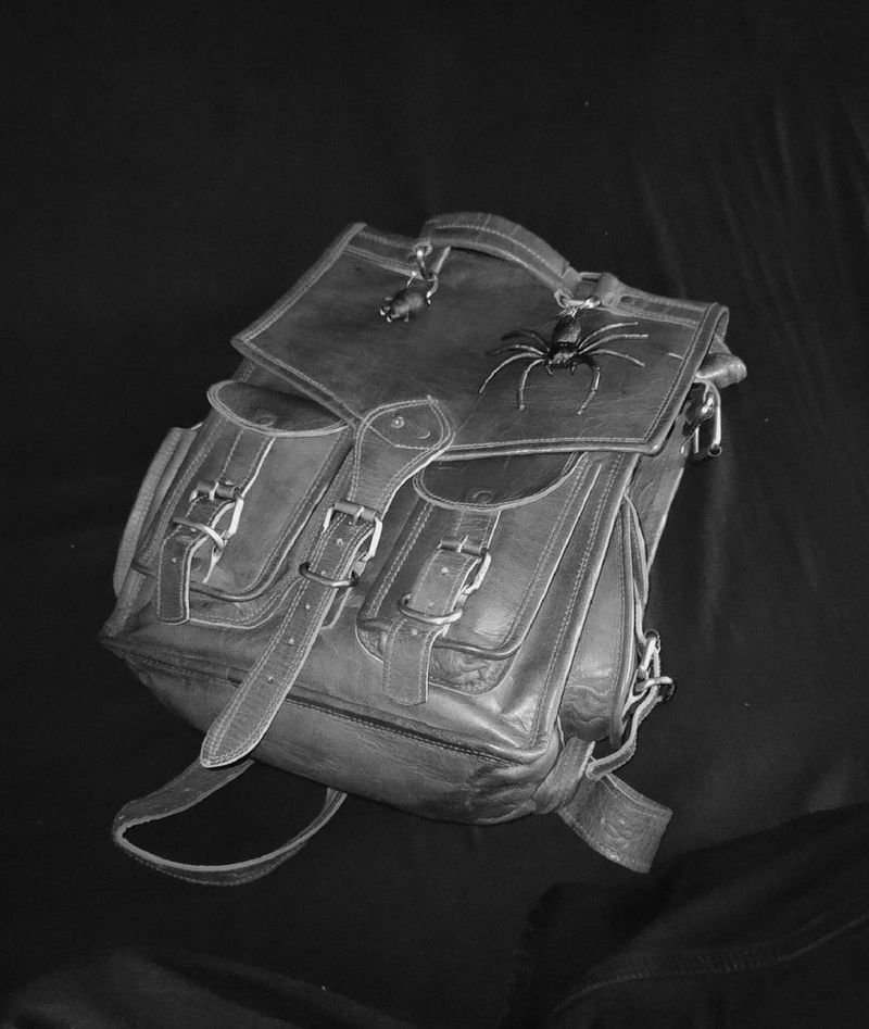 Vintage Original Leather Backpack.
